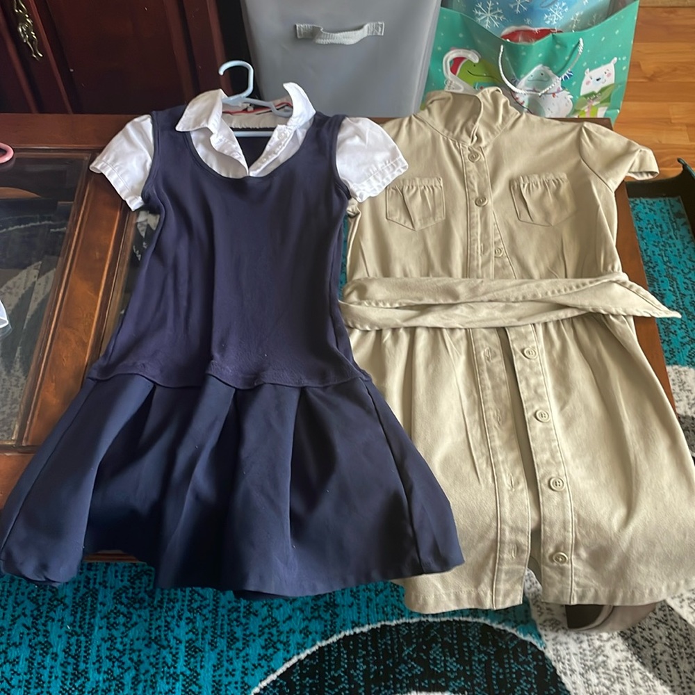 These are my daughters old school uniforms